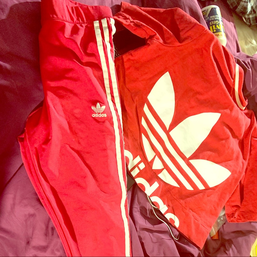Adidas 2 piece leggings set